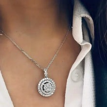 将图片加载到图库查看器，925 Silver Zirconium Oxide Collarbone Necklace
