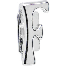 Load image into Gallery viewer, Silver Tone Letter F Charm
