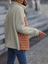 Load image into Gallery viewer, Unique Autumn Leopard Color Block Zip-Up Jacket Trendy Lightweight Jacket with Pockets Charming Winter Jacket
