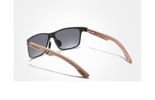 将图片加载到图库查看器，Luxury  Bamboo Wood Design Polarized Elegant High Quality Men Sunglasses Mirror Lens Handmade Fashion UV400 Eyewear Accessories
