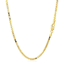 将图片加载到图库查看器，14k Yellow Gold Semi Solid Box Chain 1.6mm
