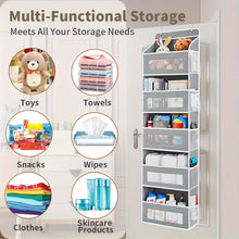 将图片加载到图库查看器，5-Tier Over-the-Door Storage Box Organizer
