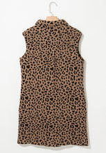 Load image into Gallery viewer, Luxury Summer Leopard Sleeveless Mini Dress Chic &amp; Stylish Print Elegant Dress For Women
