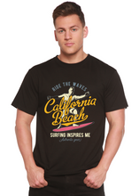 Load image into Gallery viewer, California Beach Men's Bamboo Viscose/Organic Cotton Short Sleeve Graphic T-Shirt
