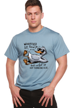 Load image into Gallery viewer, Whatever Life Throws at You Funny Unisex Bamboo/Cotton Graphic T-Shirt
