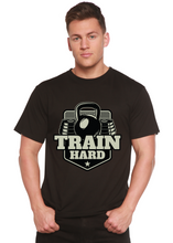 Load image into Gallery viewer, Train Hard Men's Bamboo Viscose/Organic Cotton Short Sleeve Graphic T-Shirt
