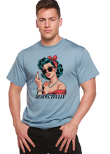 Load image into Gallery viewer, Respectfully Middle Finger Unisex Bamboo/Cotton Graphic T-Shirt
