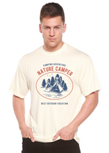 Load image into Gallery viewer, Nature Camper Spun Bamboo® Men's Bamboo Viscose/Organic Cotton Short Sleeve Graphic T-Shirt
