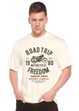 Load image into Gallery viewer, Road Trip Spun Bamboo® Men's Bamboo Viscose/Organic Cotton Short Sleeve Graphic T-Shirt
