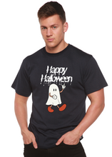 Load image into Gallery viewer, Happy Halloween Men's Bamboo Viscose/Organic Cotton Short Sleeve Graphic T-Shirt
