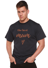 Load image into Gallery viewer, The Best Mum Unisex Bamboo Viscose/Organic Cotton Short Sleeve Graphic T-Shirt
