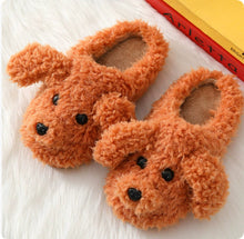 Load image into Gallery viewer, Couples Winter Pack Heel Cotton Shoes Women's  Mens Slipper Winter Shoes New Fashion Casual Fur Plush Slides Winter Slippers For Women House Slippers Fluffy Soft Comfy Fuzzy Slippers Faux Fur Plush Anti-Skid Slippers
