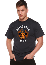 将图片加载到图库查看器，Halloween Time Unisex Bamboo Viscose/Organic Cotton Short Sleeve Graphic T-Shirt
