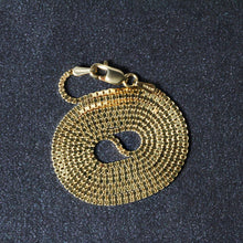 将图片加载到图库查看器，14k Yellow Gold Classic Box Chain 1.1mm
