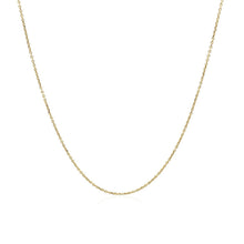 将图片加载到图库查看器，14k Yellow Gold Cable Link Chain 0.5mm

