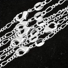 Load image into Gallery viewer, Exquisite Copper Necklace Chain, 16–30in Adjustable, 925 Silver Plated
