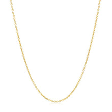 Load image into Gallery viewer, 14k Yellow Gold Round Cable Link Chain 1.2mm
