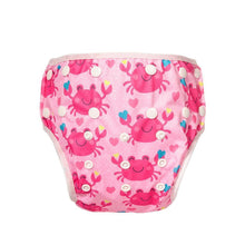Load image into Gallery viewer, Baby Reusable Swimming Diapers Cartoon Swimwear Children Adjustable Summer Nappy Pants Diaper for Babies
