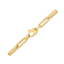 Load image into Gallery viewer, 10K Yellow Gold Lite Paperclip Bracelet  (4.20 mm)
