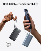 将图片加载到图库查看器，Anker Nano Power Bank (30W, Built-In USB-C Cable)
