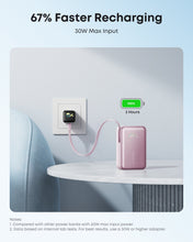 将图片加载到图库查看器，Anker Nano Power Bank (10K, 45W, Built-In Retractable USB-C Cable)
