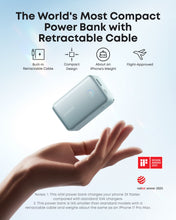 将图片加载到图库查看器，Anker Nano Power Bank (10K, 45W, Built-In Retractable USB-C Cable)
