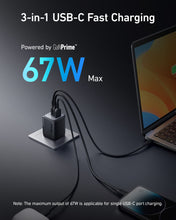 Load image into Gallery viewer, Anker Prime 67W GaN Wall Charger (3 Ports)
