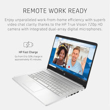 Load image into Gallery viewer, HP Newest 14" Business Laptop,Intel Celeron N4120,Up to16GB RAM,384GB Storage(128GB eMMC+256GB Micro SD),1Year Office 365,Silver
