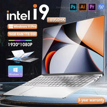 Load image into Gallery viewer, 14.1'' Laptop Computer Windows 11 Intel Core i9 8950HK 16GB DDR4 1TB 2TB SSD Laptops Office Study Gaming Notebook PC Computer
