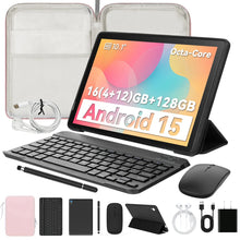 Load image into Gallery viewer, C108 10.1Inch Tablet Octa-Core Processor 10GB+128GB Android14 Tablet With Case Headphones Wireless Keyboard Mouse Stylus Pen Bag
