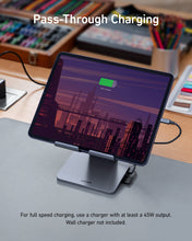将图片加载到图库查看器，Anker <b>551</b> USB-C Hub (8-in-1, Tablet Stand)
