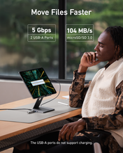 将图片加载到图库查看器，Anker <b>551</b> USB-C Hub (8-in-1, Tablet Stand)
