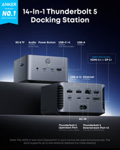 Load image into Gallery viewer, Anker Prime TB5 Docking Station (14-in-1, 8K, Thunderbolt 5 )
