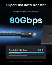 Load image into Gallery viewer, Anker Prime Thunderbolt 5 Cable (3.3 ft/1.7 ft, 80 Gbps, 240W)
