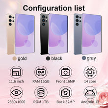 Load image into Gallery viewer, 2025 Original New Pad 6s Pro Tablet Android14 Snapdragon888 11inch HD 16GB+1TB 12000mAh 5G Dual SlM Bluetooth WiFi GPs Tables
