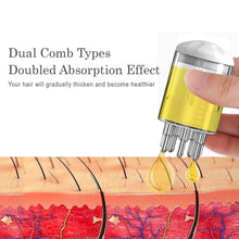 Load image into Gallery viewer, Portable Hair Oil Scalp Applicator Comb Brush Hair Root Treatment for Men and Women
