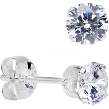 Load image into Gallery viewer, 925 Sterling Silver CZ Stud Earrings
