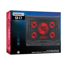 Load image into Gallery viewer, Enhance GXC1 Laptop Stand 5‑Fan USB‑Powered (Red)
