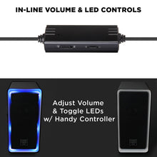 Load image into Gallery viewer, GOgroove SonaVERSE O2i USB‑Powered LED Speaker Driver 2.0 – 14 W Peak
