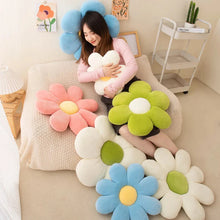 Load image into Gallery viewer, Flower-Shaped Plush Pillow – Cute Anime Cushion for Kids &amp; Office
