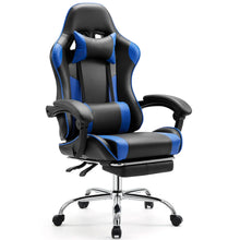Load image into Gallery viewer, JHK Ergonomic Racing Gaming Chair Adjustable Swivel PU Leather with Headrest and Lumbar Support For Office Computer Living Room
