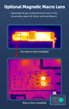 Load image into Gallery viewer, TOOLTOP T7 256*192 Android Type-C Thermal Imager 25Hz Mobile Thermal Imaging Camera for Solar Panel Power Device Fault Detect
