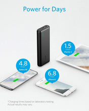 Load image into Gallery viewer, Anker PowerCore 20000 mAh | High‑Capacity Portable Charger | Black
