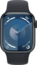 Load image into Gallery viewer, Apple Watch Series 9 (2023) – 45mm GPS Wi-Fi – Aluminum Case with Black Sport Band
