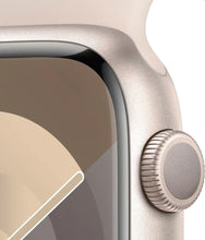 Load image into Gallery viewer, Apple Watch Series 9 (2023) – 45mm GPS Wi-Fi – Aluminum Case with Black Sport Band
