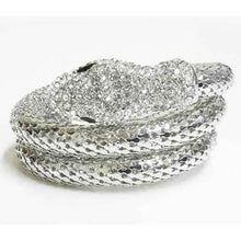 Load image into Gallery viewer, Exotic Designer Sultry Crystal Snake Bracelet
