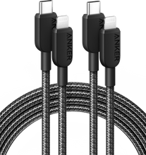 Load image into Gallery viewer, Anker <b>310</b> USB-C to Lightning Cable (6 ft, 2-Pack)

