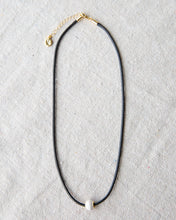 Load image into Gallery viewer, Pearl and Cord Necklace
