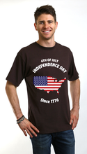 Load image into Gallery viewer, 4th of July Men's Bamboo Viscose/Organic Cotton Short Sleeve Graphic T-Shirt
