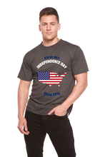 Load image into Gallery viewer, 4th of July Men's Bamboo Viscose/Organic Cotton Short Sleeve Graphic T-Shirt

